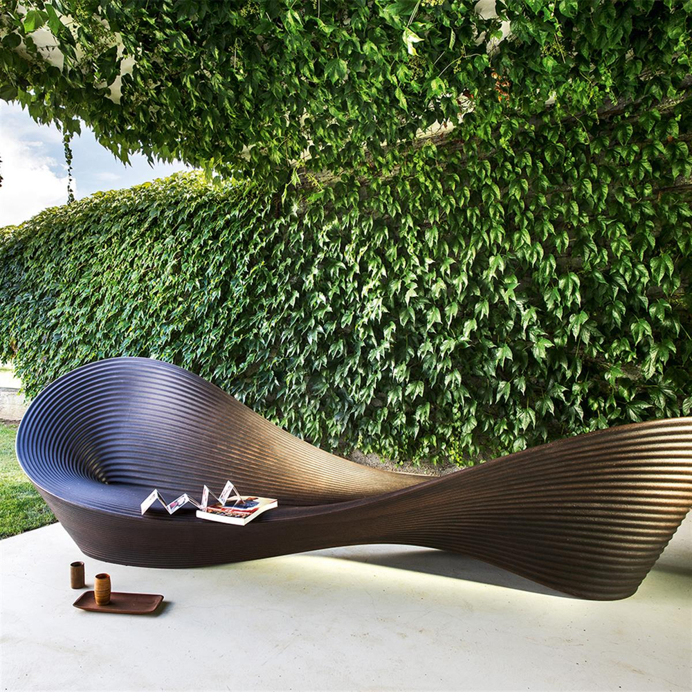 Magis Folly Rust Brown Bench