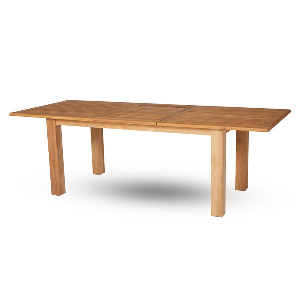 Kayu Teak Fun Rect Extendable Dining Table