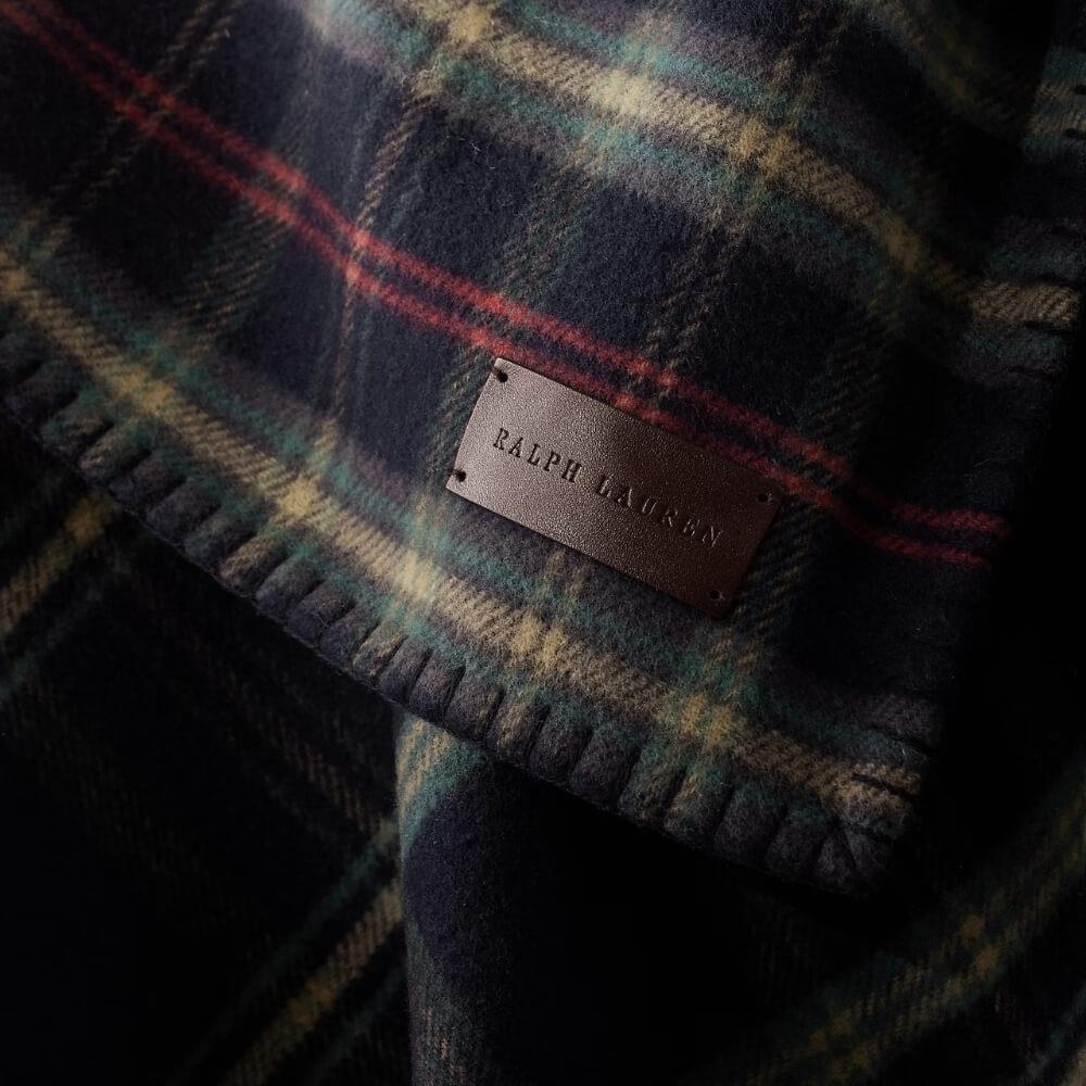 Ralph Lauren Georgia True Navy Blanket