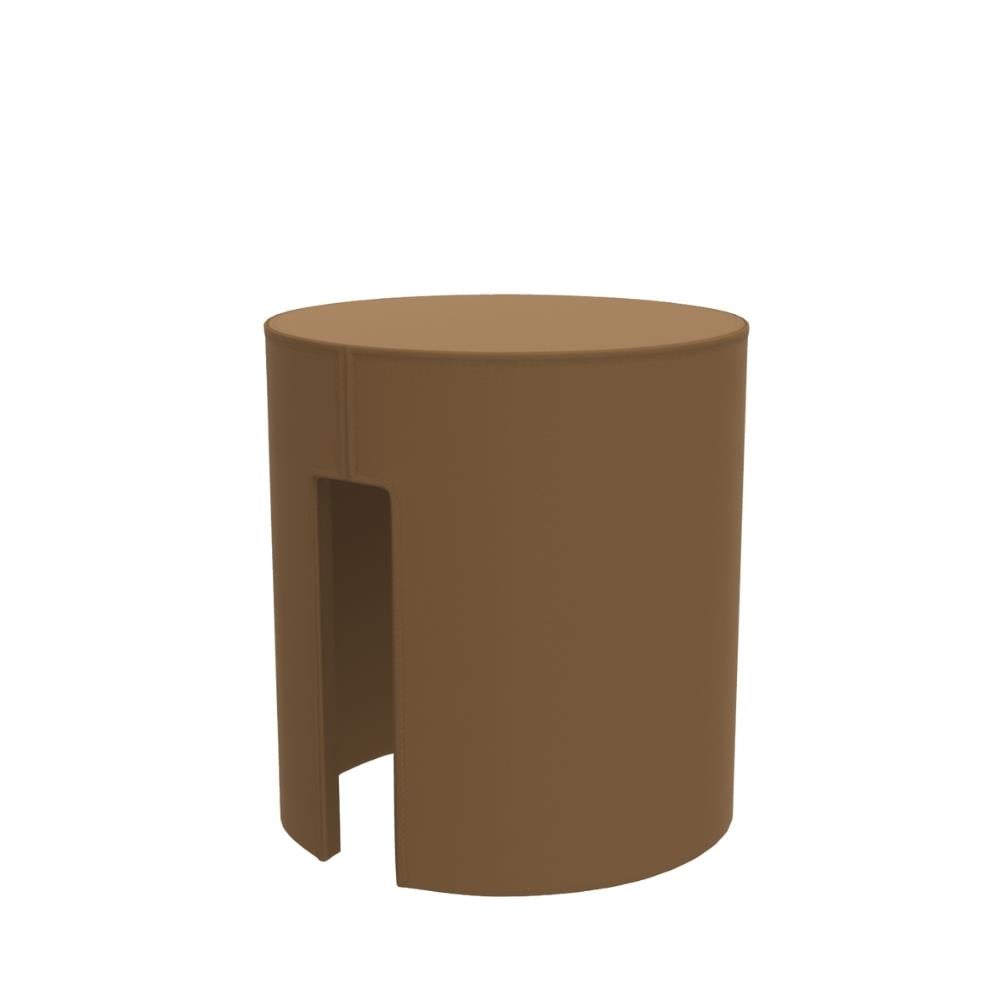 Meridiani Gong Tobacco Round Side Table