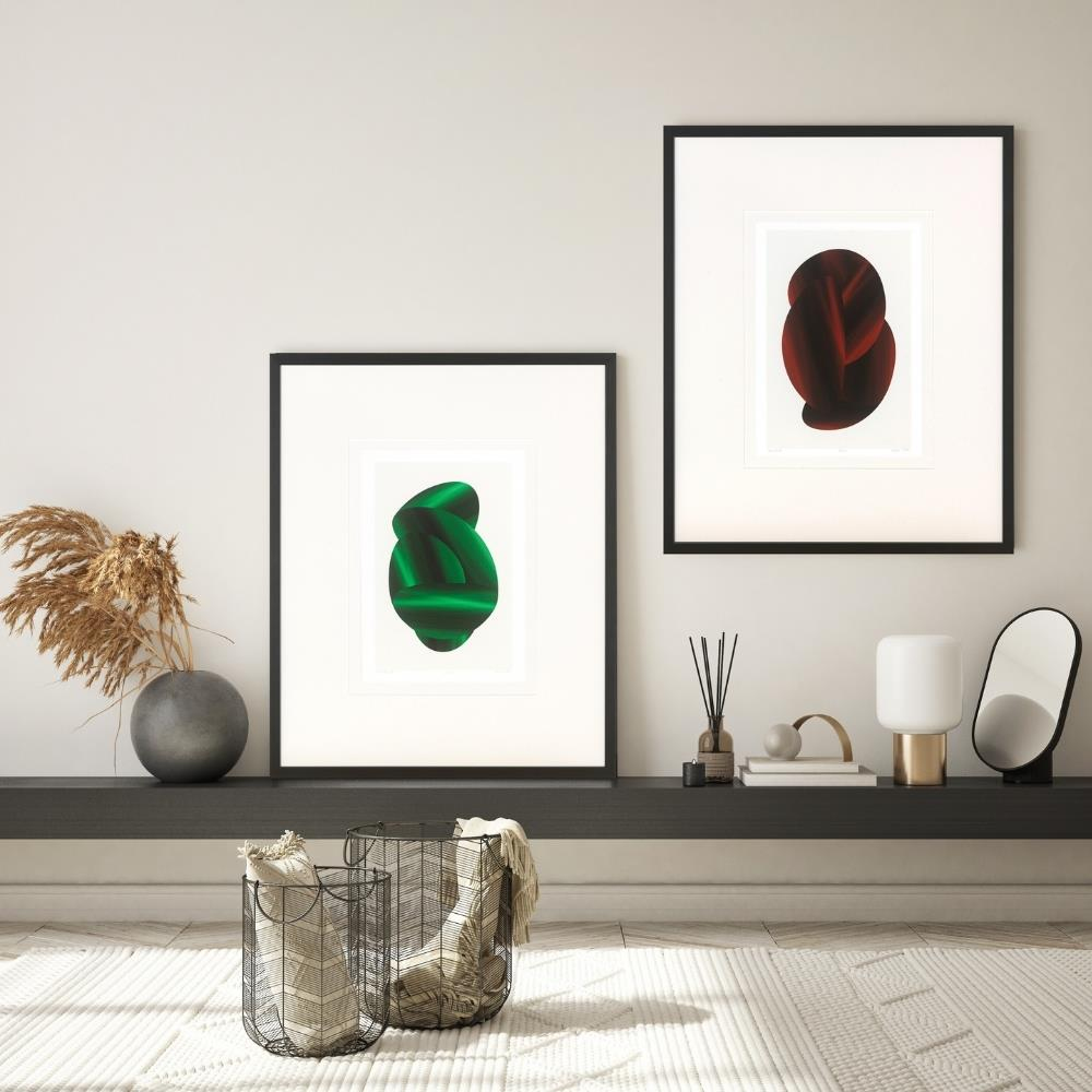 Ablo Luxury Limited Edition Green Velvet Wall Art