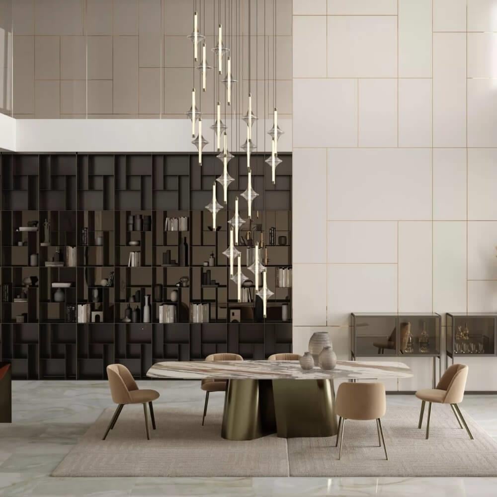 Bontempi Kimono Bronze Table