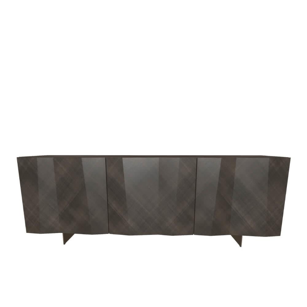 Bontempi Casa Kunta Brushed Bronze 3-Door Sideboard