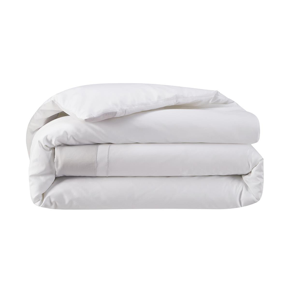 Yves Delorme Lutece Silver Duvet Cover