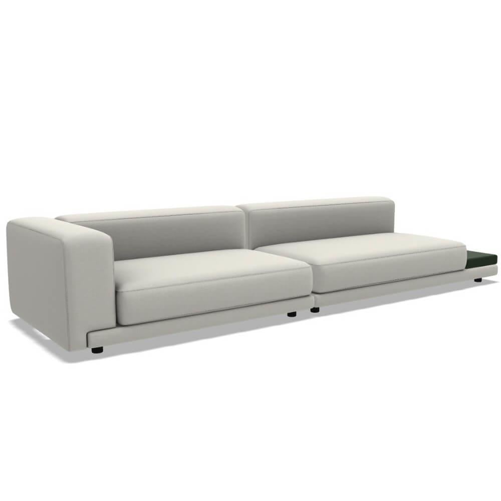 Meridiani Max Beige Two-Seater Sofa