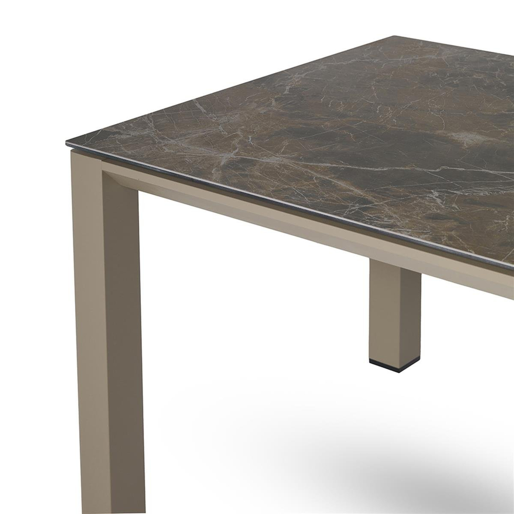 Metal Concept Champagne 160 cm Dining Table