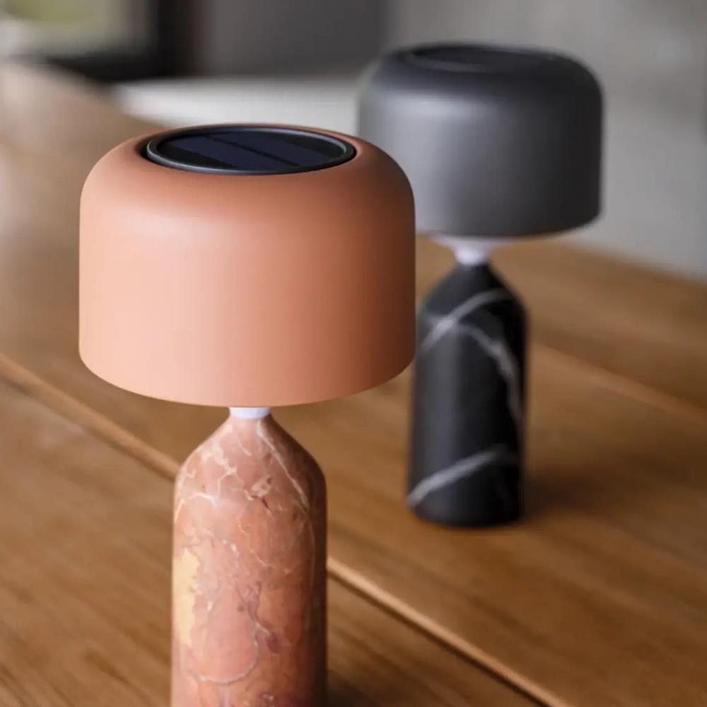 Gloster Pebble Carbon Meteor Table Lamp