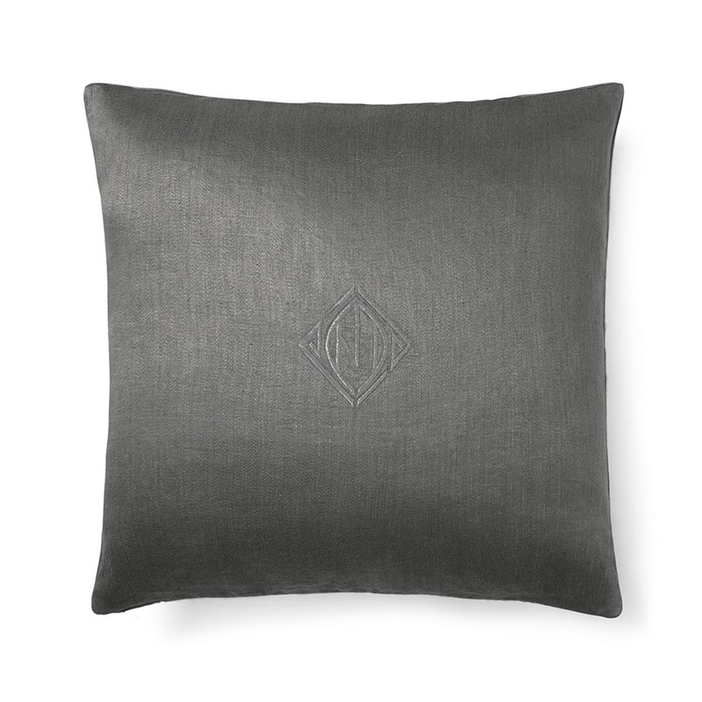 Ralph Lauren Penthouse Charcoal Square Pillowcase