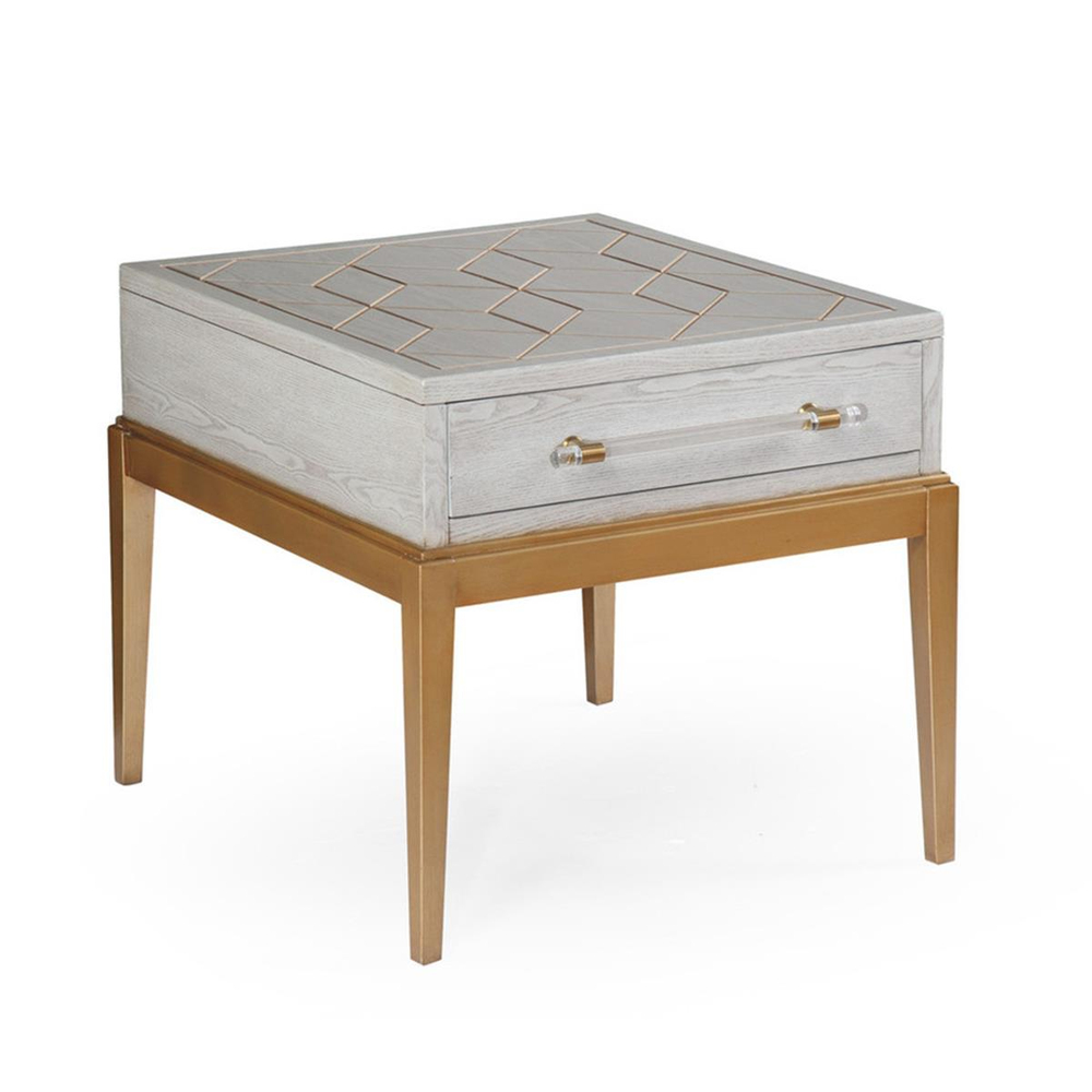 Bassett Mirror Perrine Rectangular Yan Sehpa