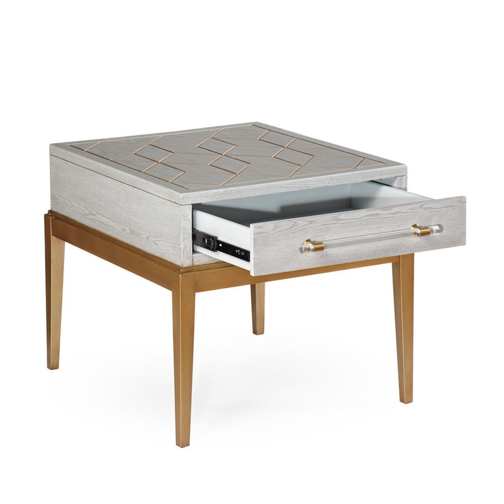 Bassett Mirror Perrine Rectangular Yan Sehpa