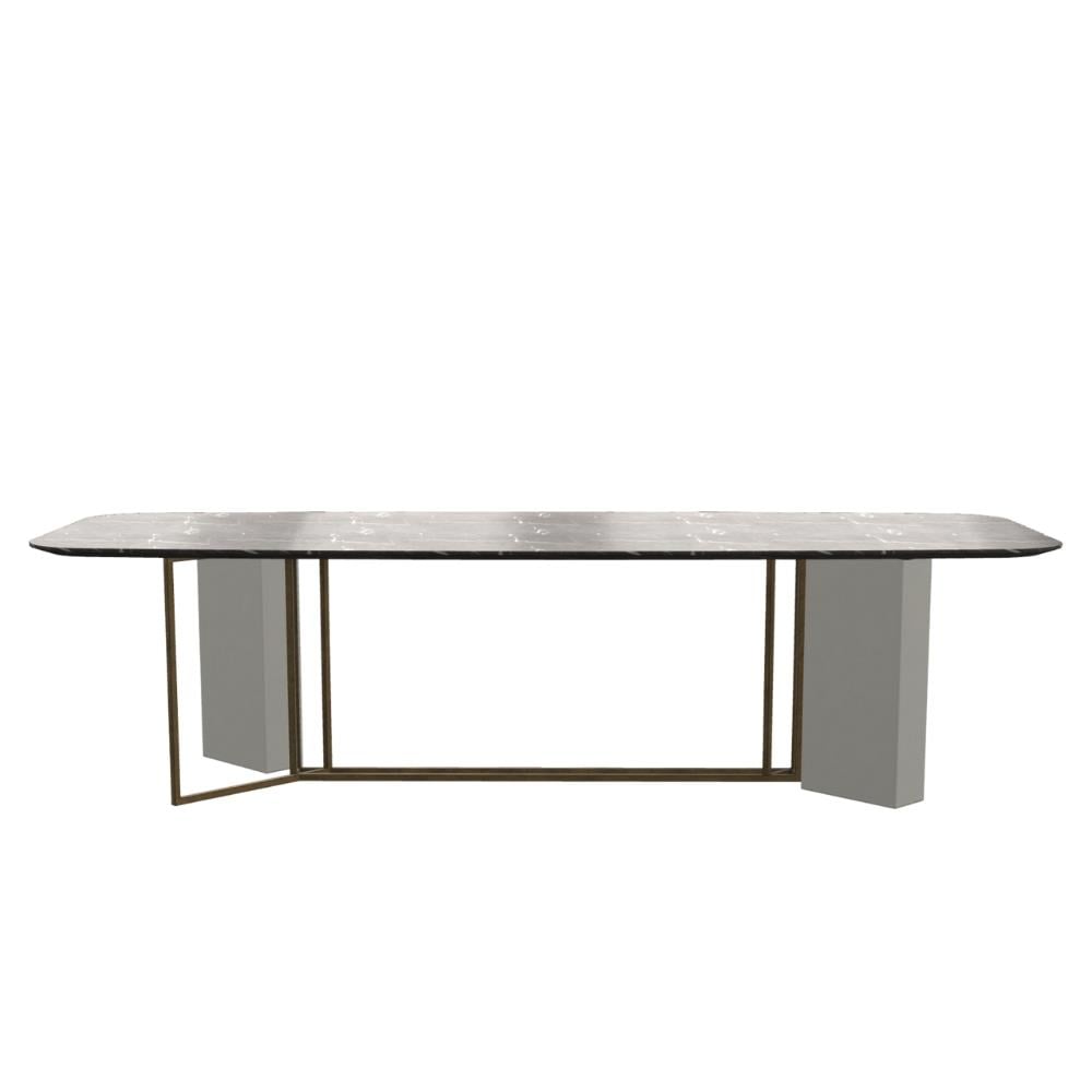 Meridiani Plinto 280 Grey Stone Dining Table