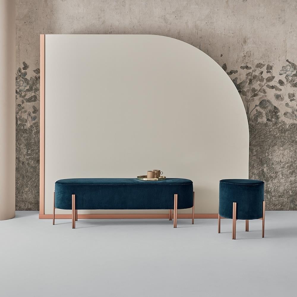 Bontempi Casa Puffoso Coal Pouf