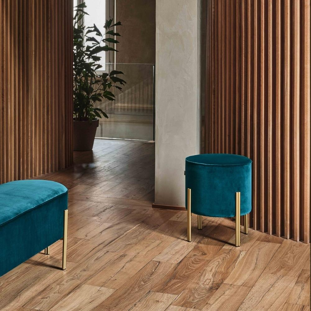 Bontempi Casa Puffoso Coal Pouf