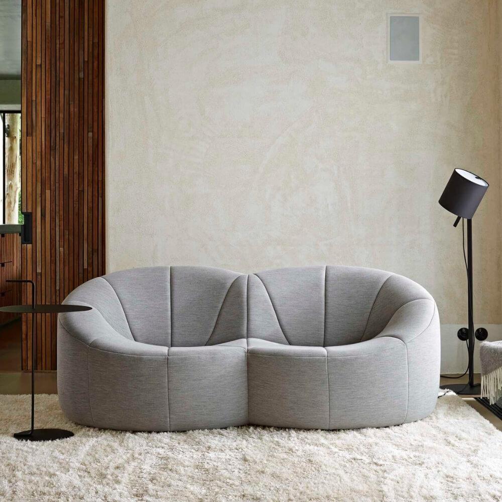Ligne Roset Pumpkin Herbal Two-Seater Sofa