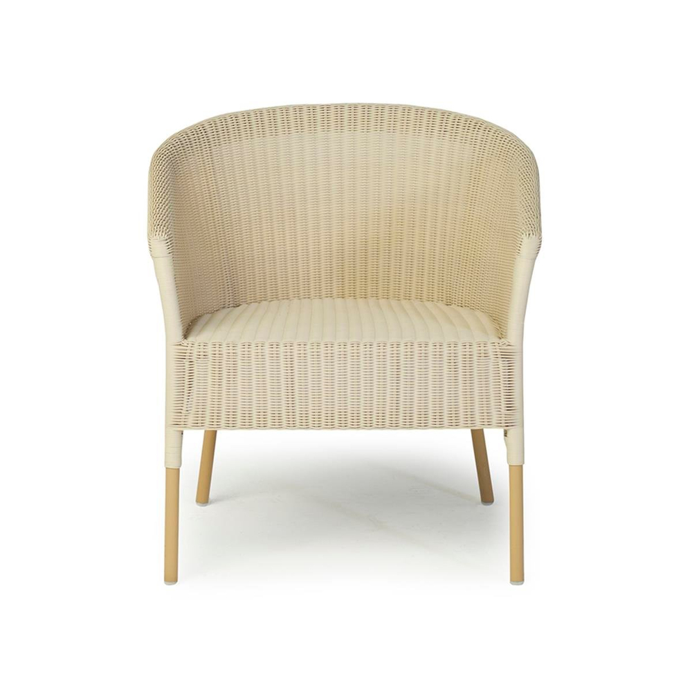 Alfresco Renton White Armchair