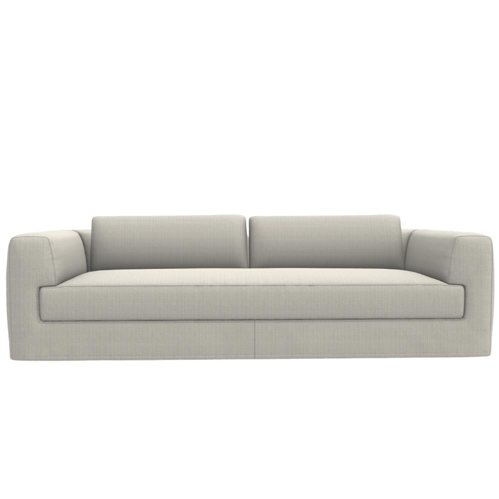Meridiani Roger Ghost Beige Three-Seater Sofa