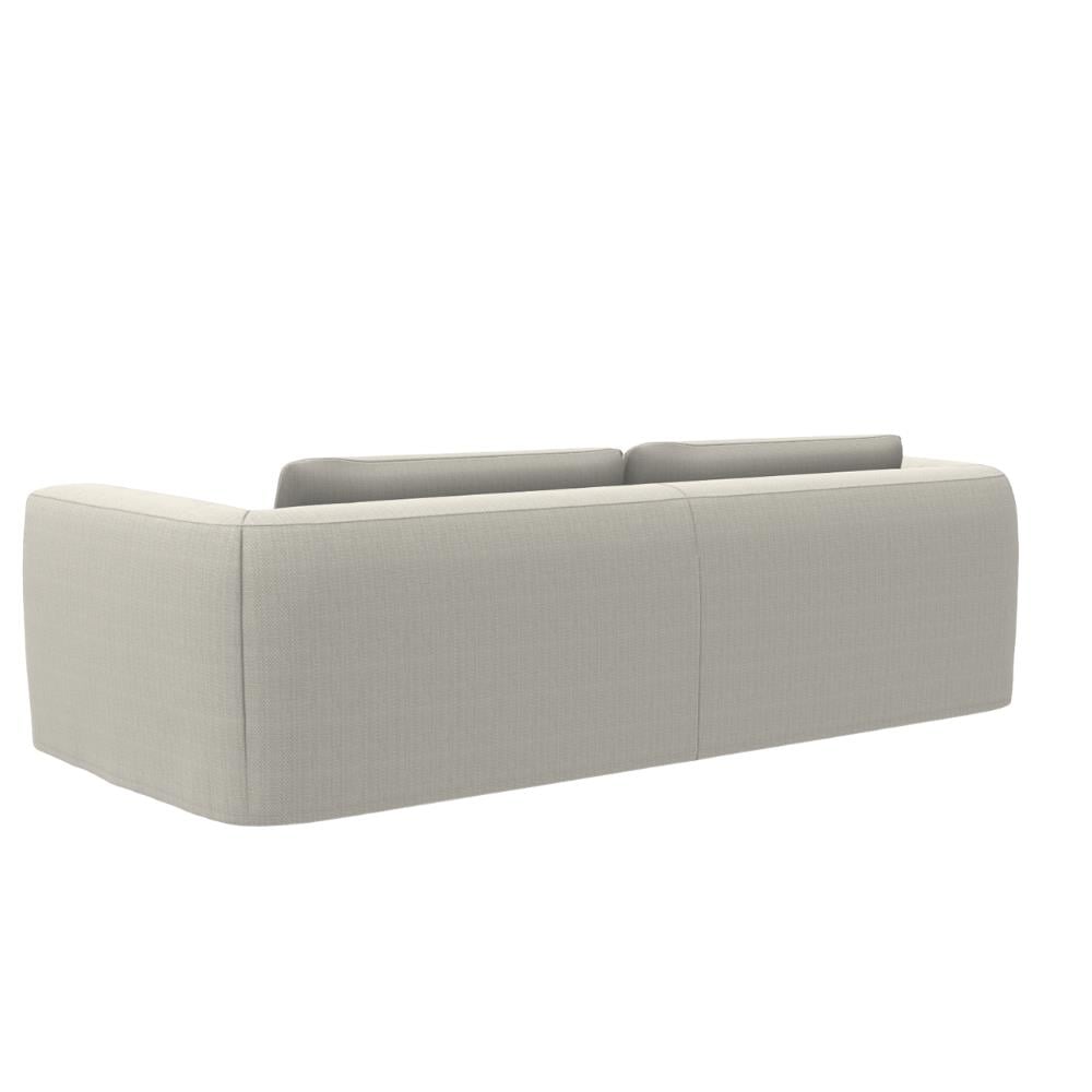 Meridiani Roger Ghost Beige Three-Seater Sofa
