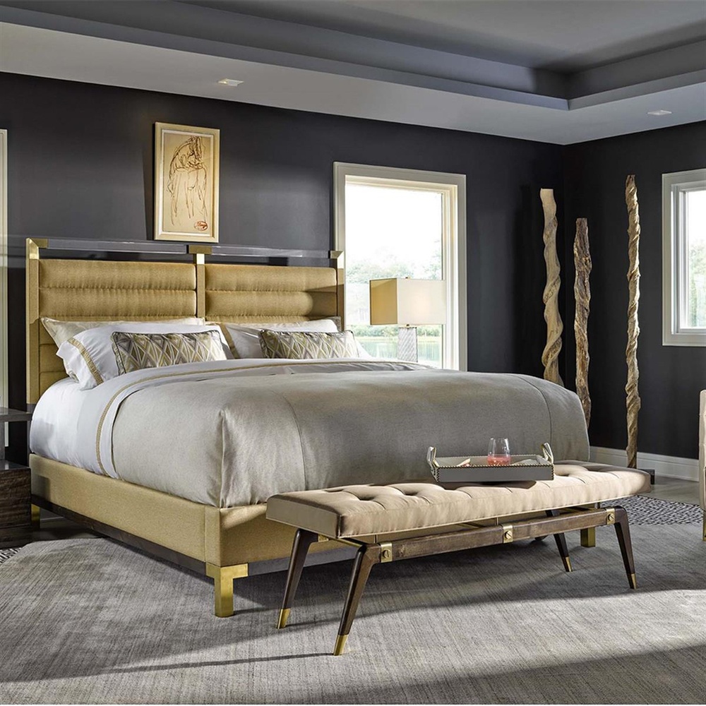 Fine Furniture Runway Mensola Bench Ottoman