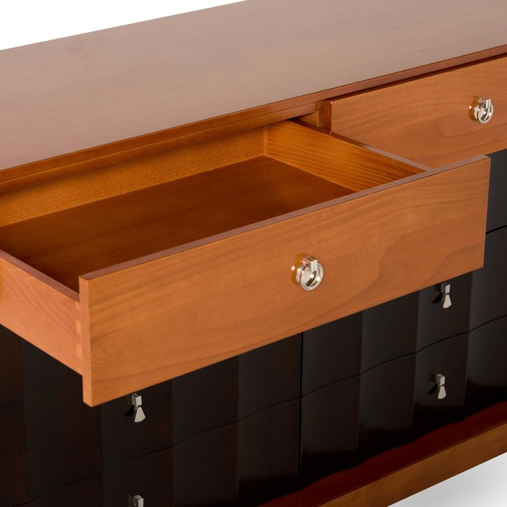 Selva Glossy Chrome Dresser