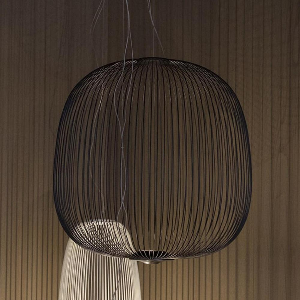 Foscarini Spokes 2 Large Graphite Chandelier