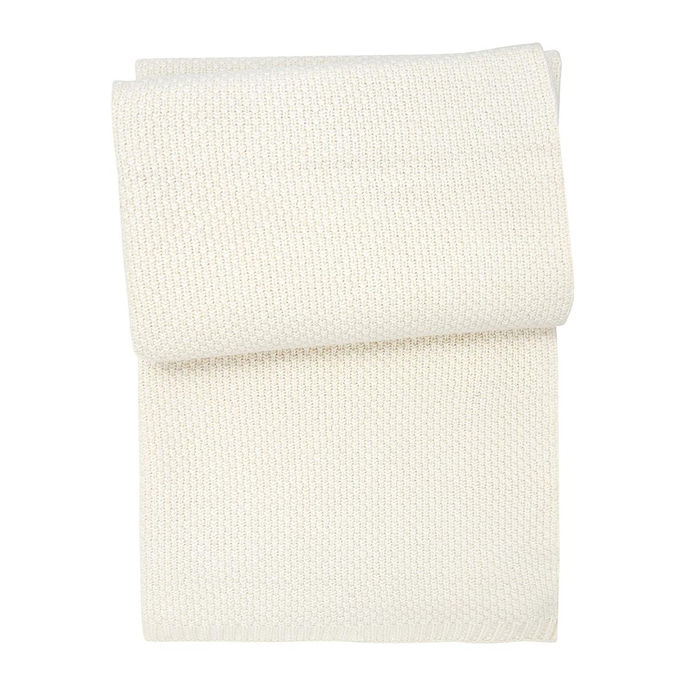 Yves Delorme Velia Creme Blanket