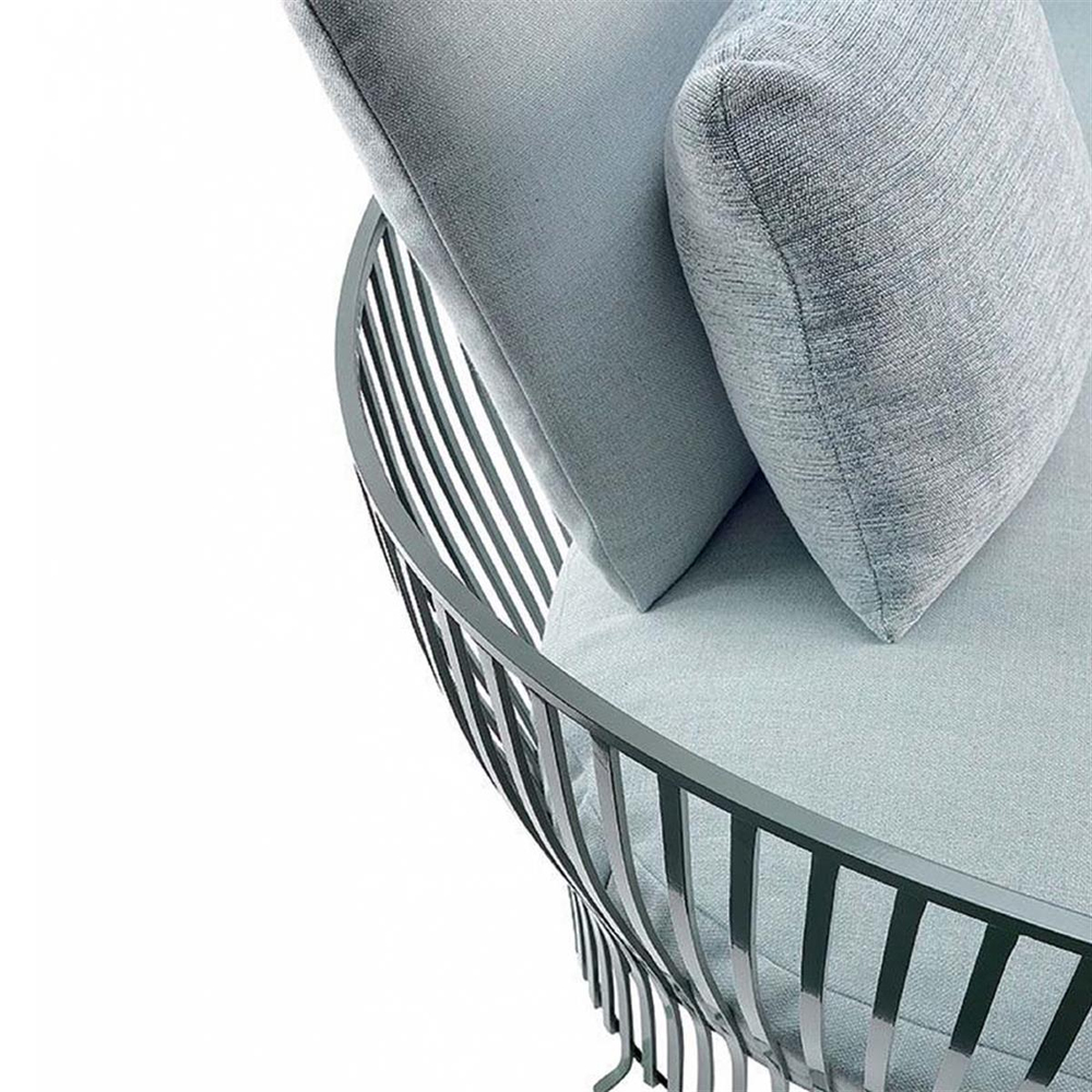 Ethimo Venexia Mineral Grey Two-Seater Sofa