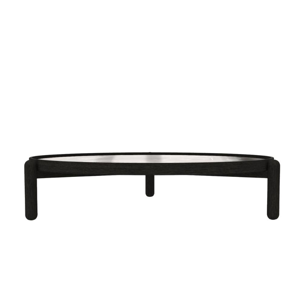 Meridiani Vittorio 120 Grey Stone Coffee Table
