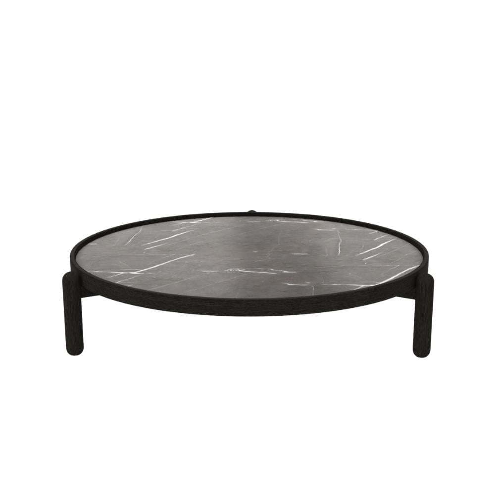 Meridiani Vittorio 120 Grey Stone Coffee Table