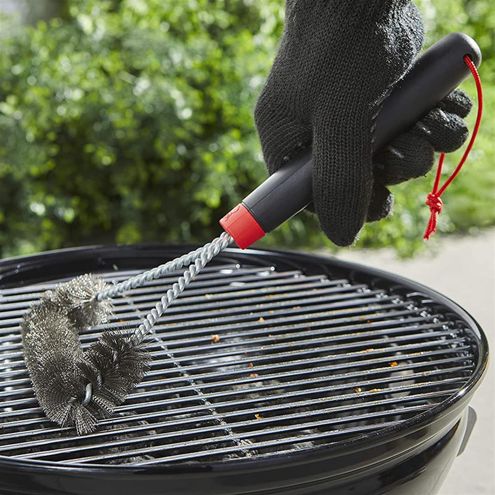 Weber Three-Sided Grill Brush - 30 cm
