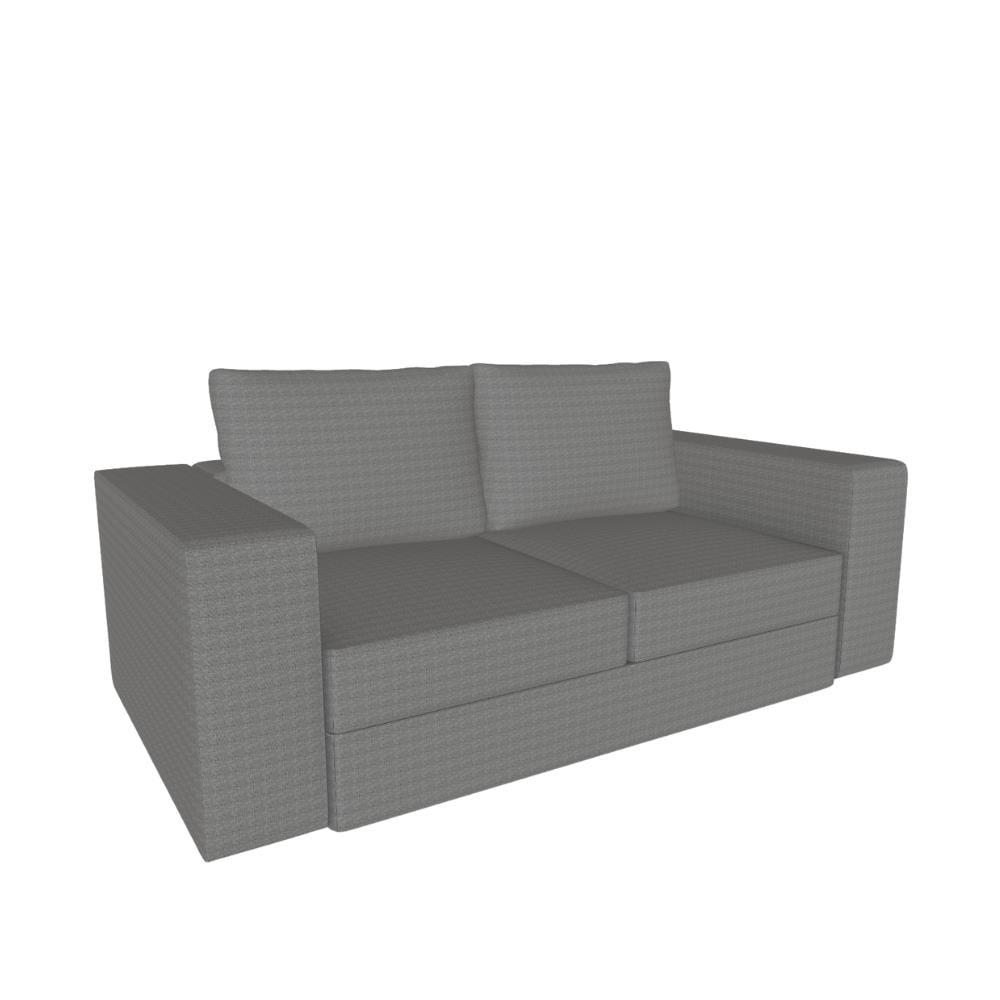 Bontempi  Zenit Grey Melange İkili Kanepe