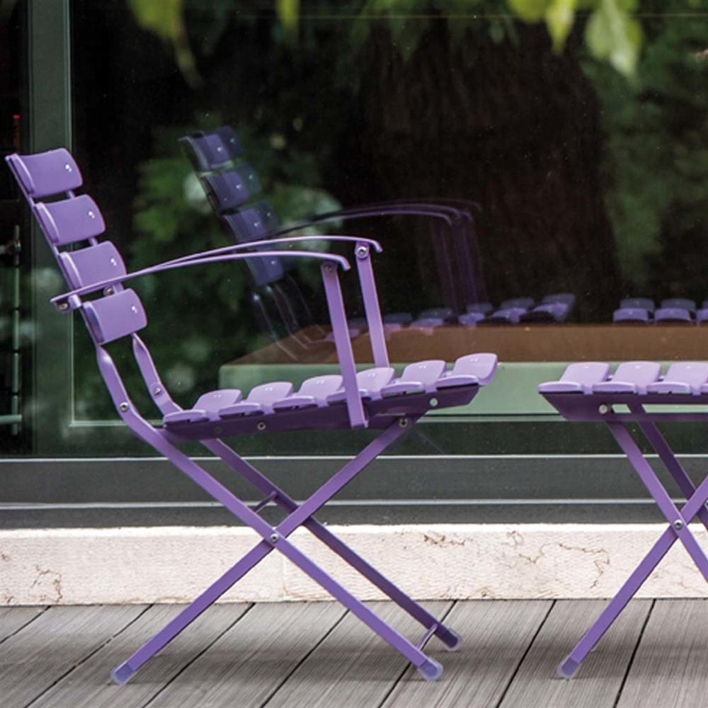 Emu Arc En Ciel Lilac Folding Pouf