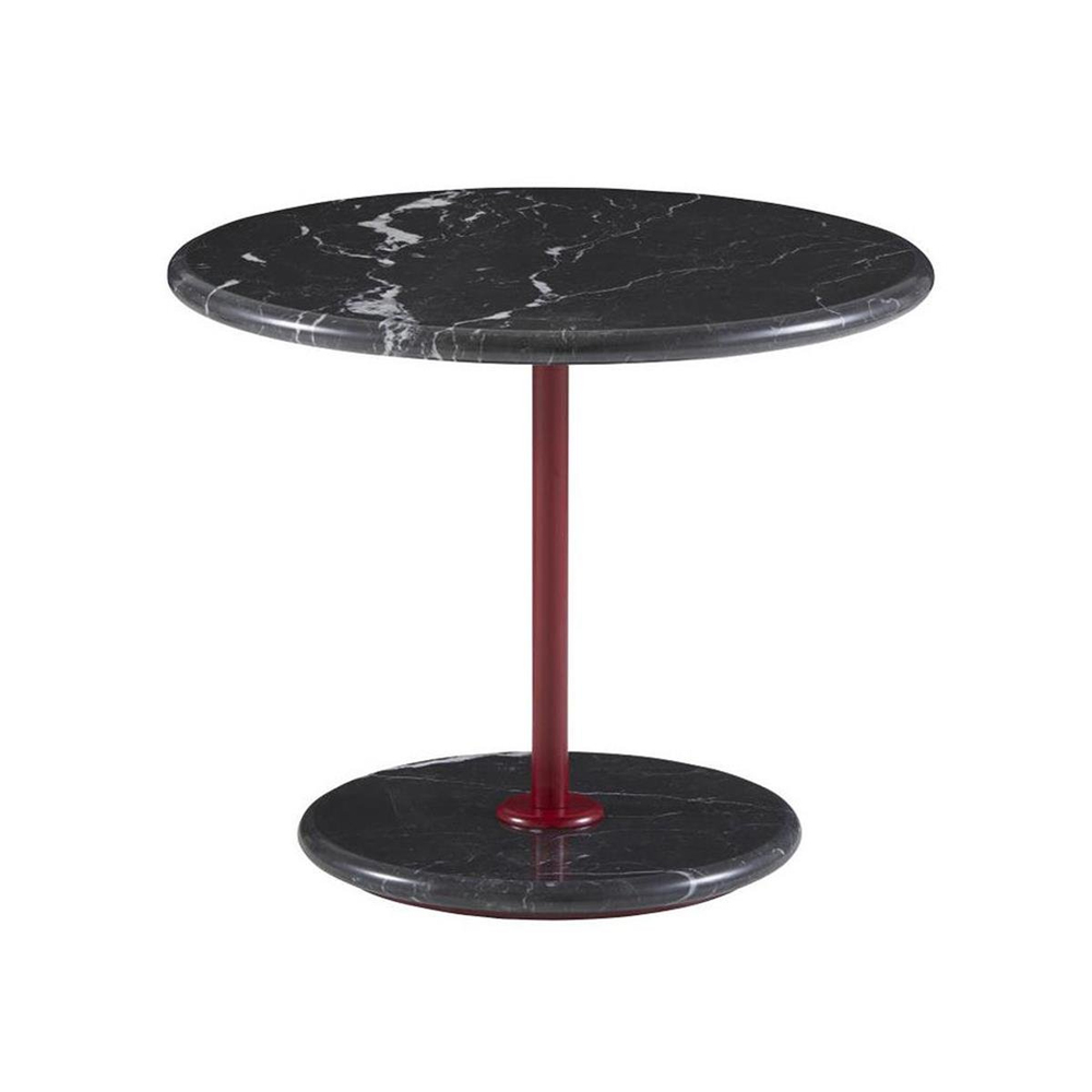 Ligne Roset Astair Black Burgundy Yan Sehpa