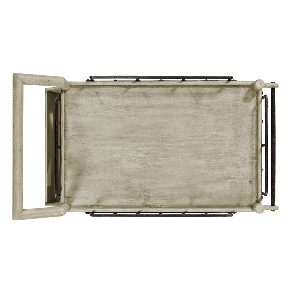 Jonathan Charles Country Rustic Grey Servis Arabası