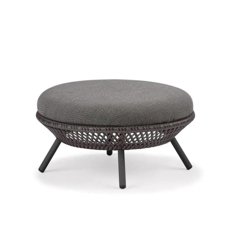 Dedon Ahnda Graphite Footstool