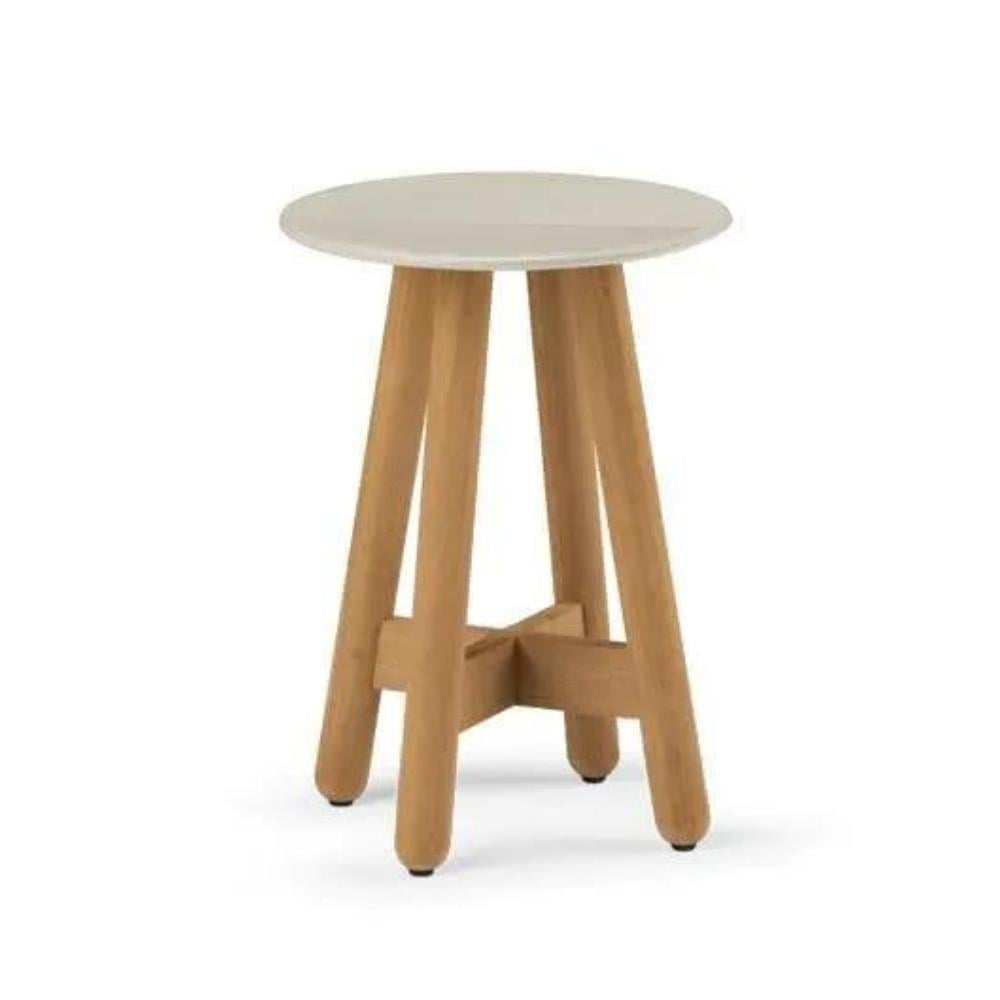 Dedon Mbrace Chalk High Side Table