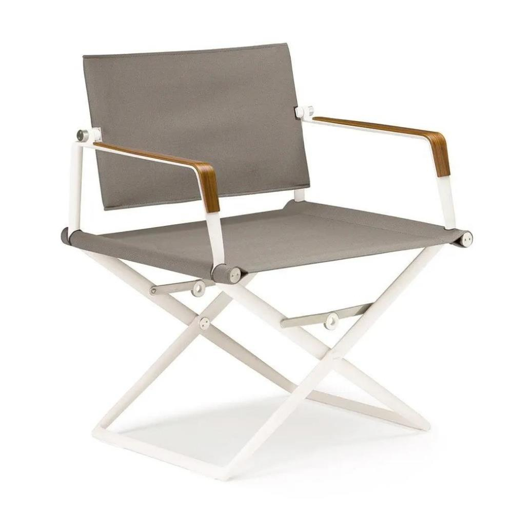 Dedon Seax Sail Taupe Director Chair