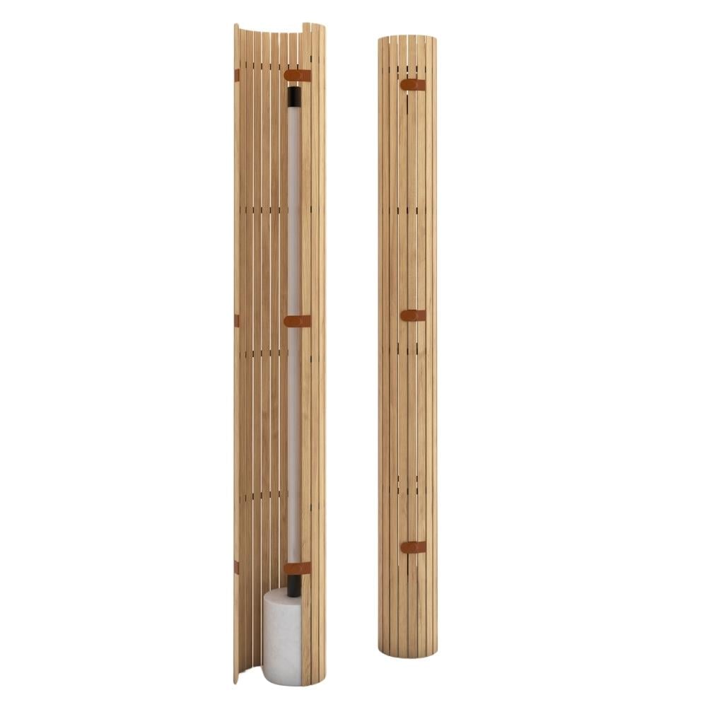 Ligne Roset Eclosion White Marble Floor Lamp