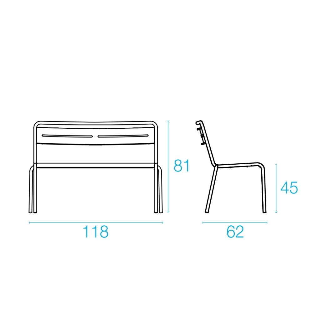Emu Star Stackable Bench