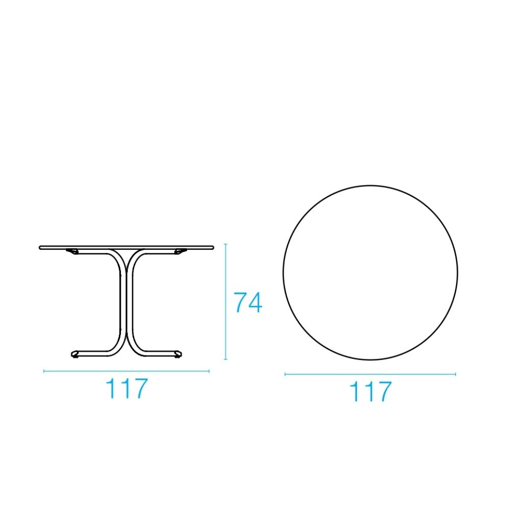 Emu Table System Round Table