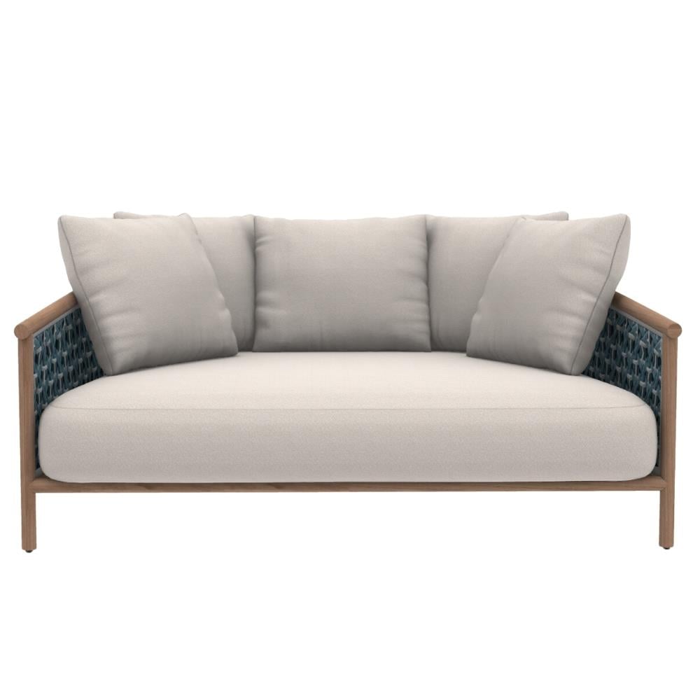 Ethimo Patio Natural Teak White Daybed