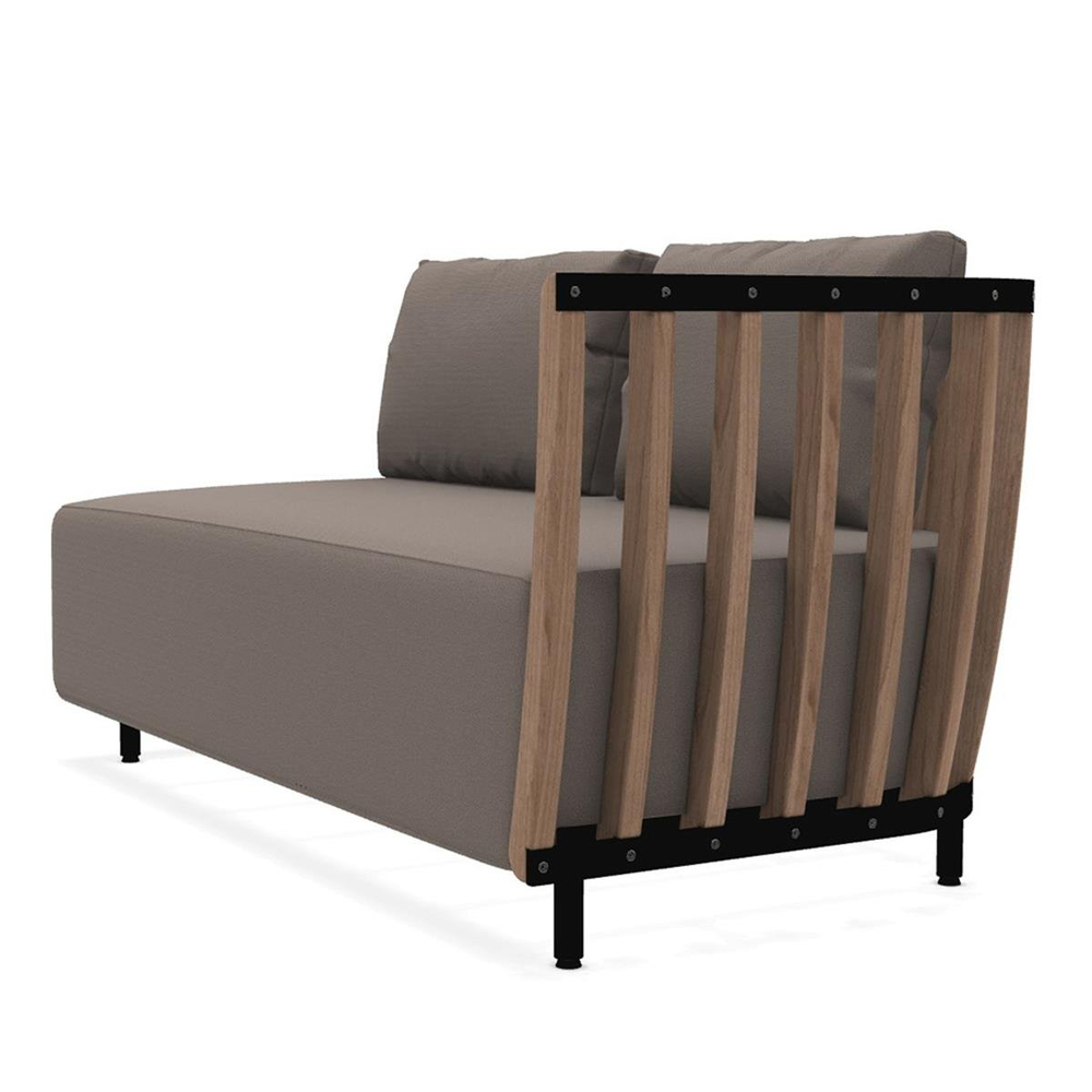 Ethimo Swing Sepia Black Left End Module