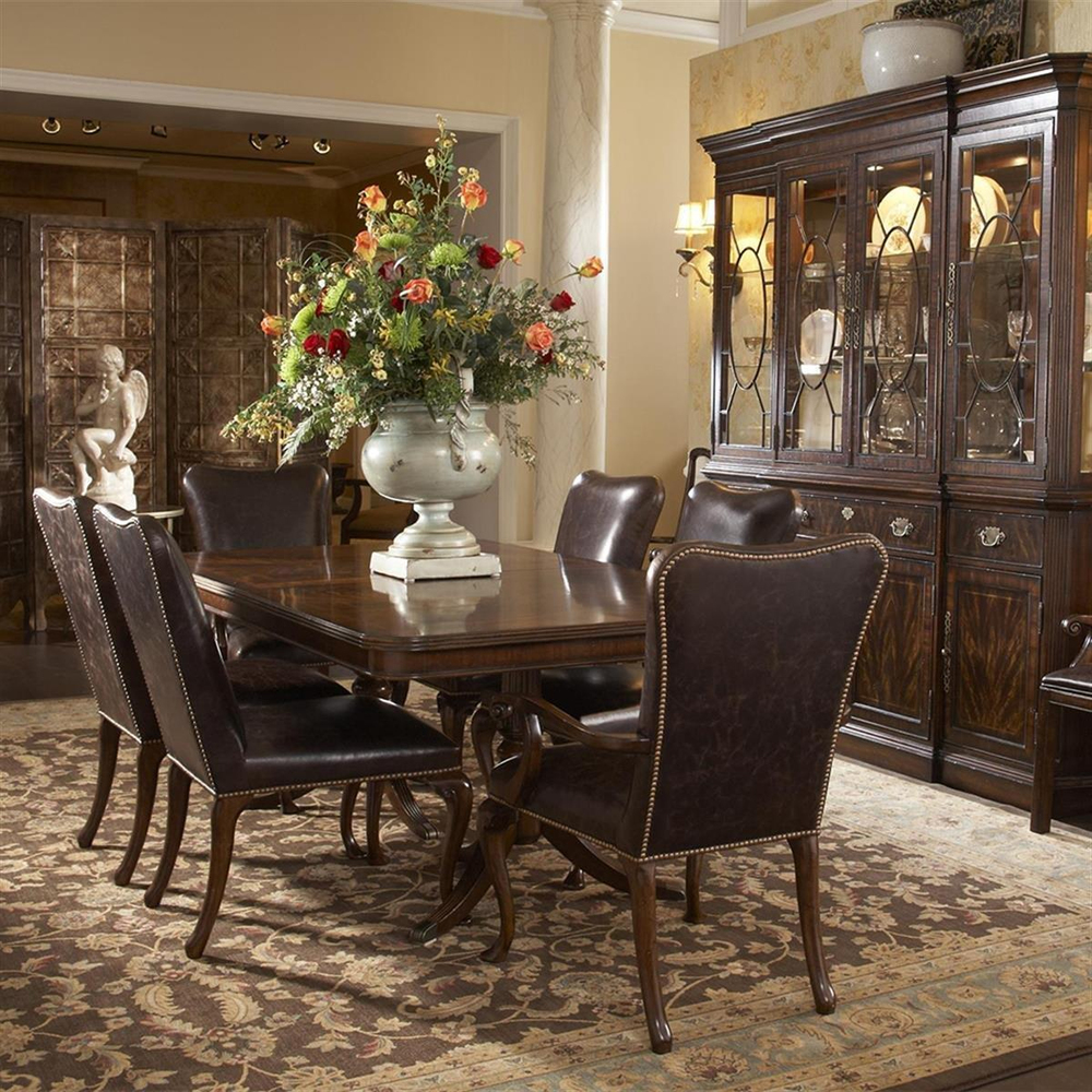 Fine Furniture Hyde Park Leather Side Chair Set