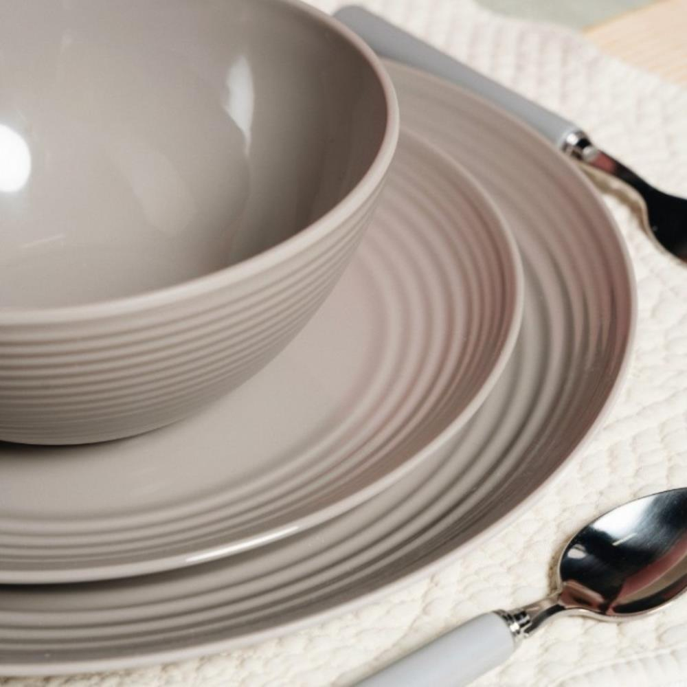 Flamefield Seramika Latte 16-Piece Dinnerware Set