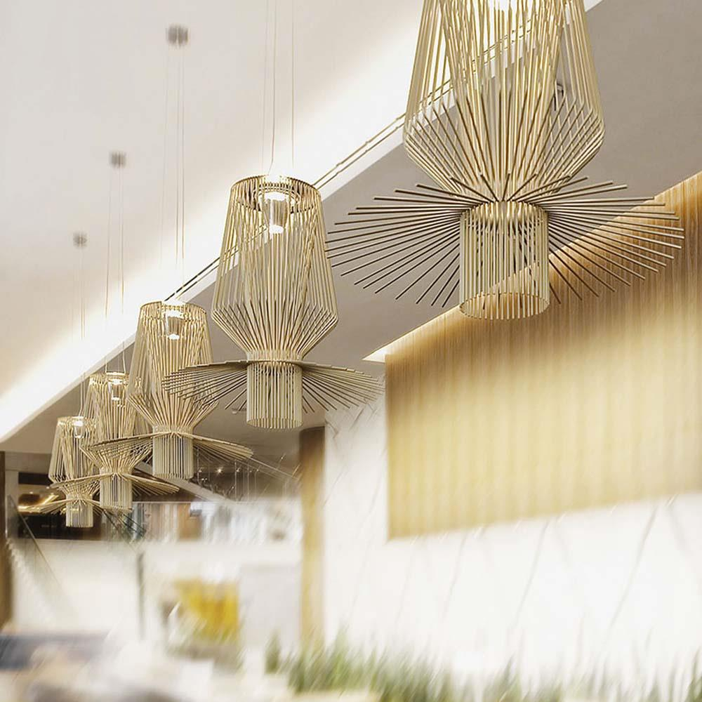 Foscarini Allegretto Assai Gold Chandelier