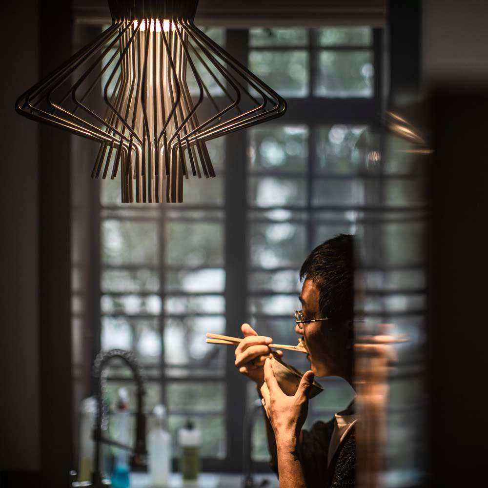 Foscarini Allegretto Ritmico Graphite Chandelier