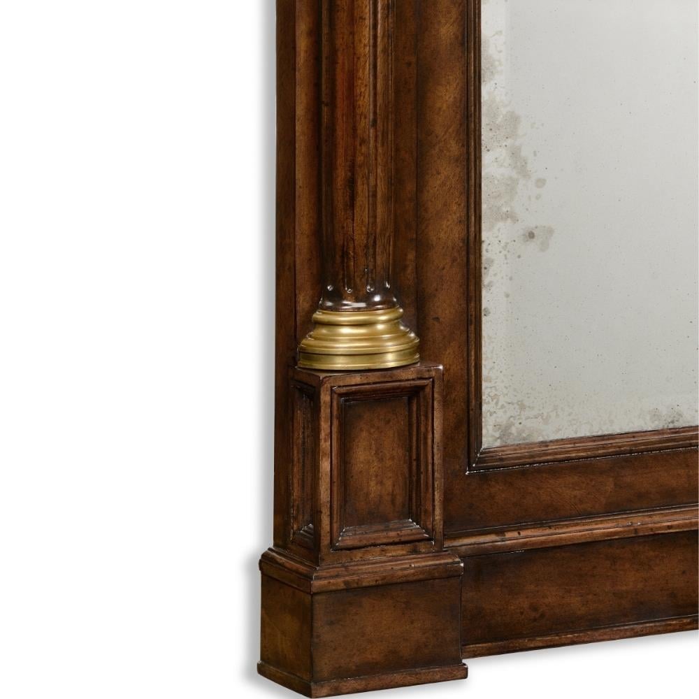 Jonathan Charles Knightsbridge Antique Mahogany Brown Mirror
