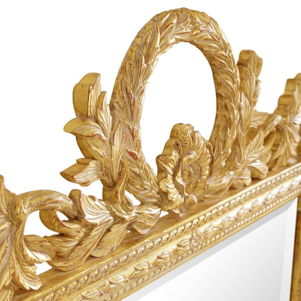 Jonathan Charles Versailles Light Antique Gold Horizontal Mirror