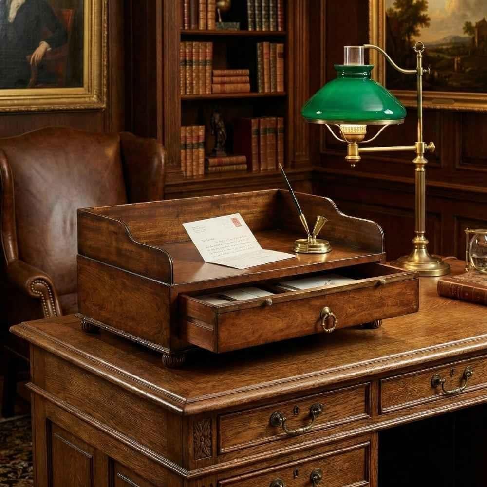 Jonathan Charles Windsor Walnut Printer Stand