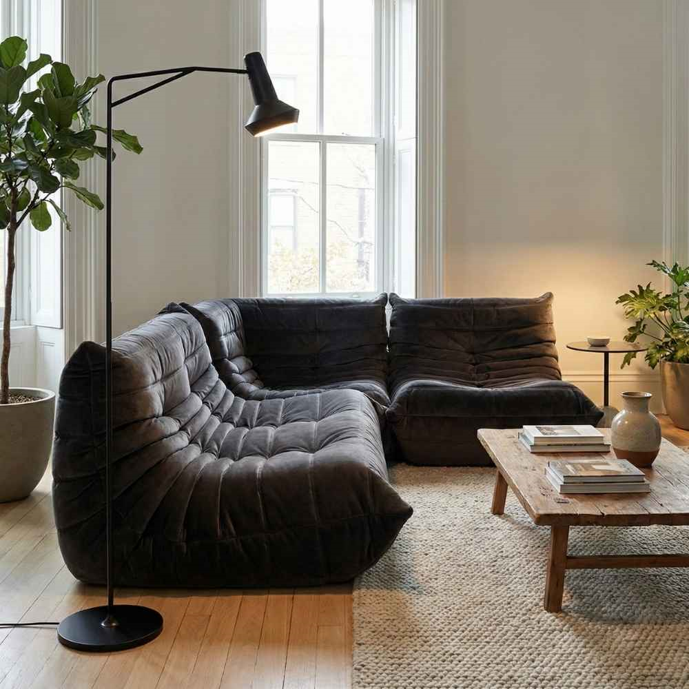 Ligne Roset Amis De Jean Black Floor Lamp