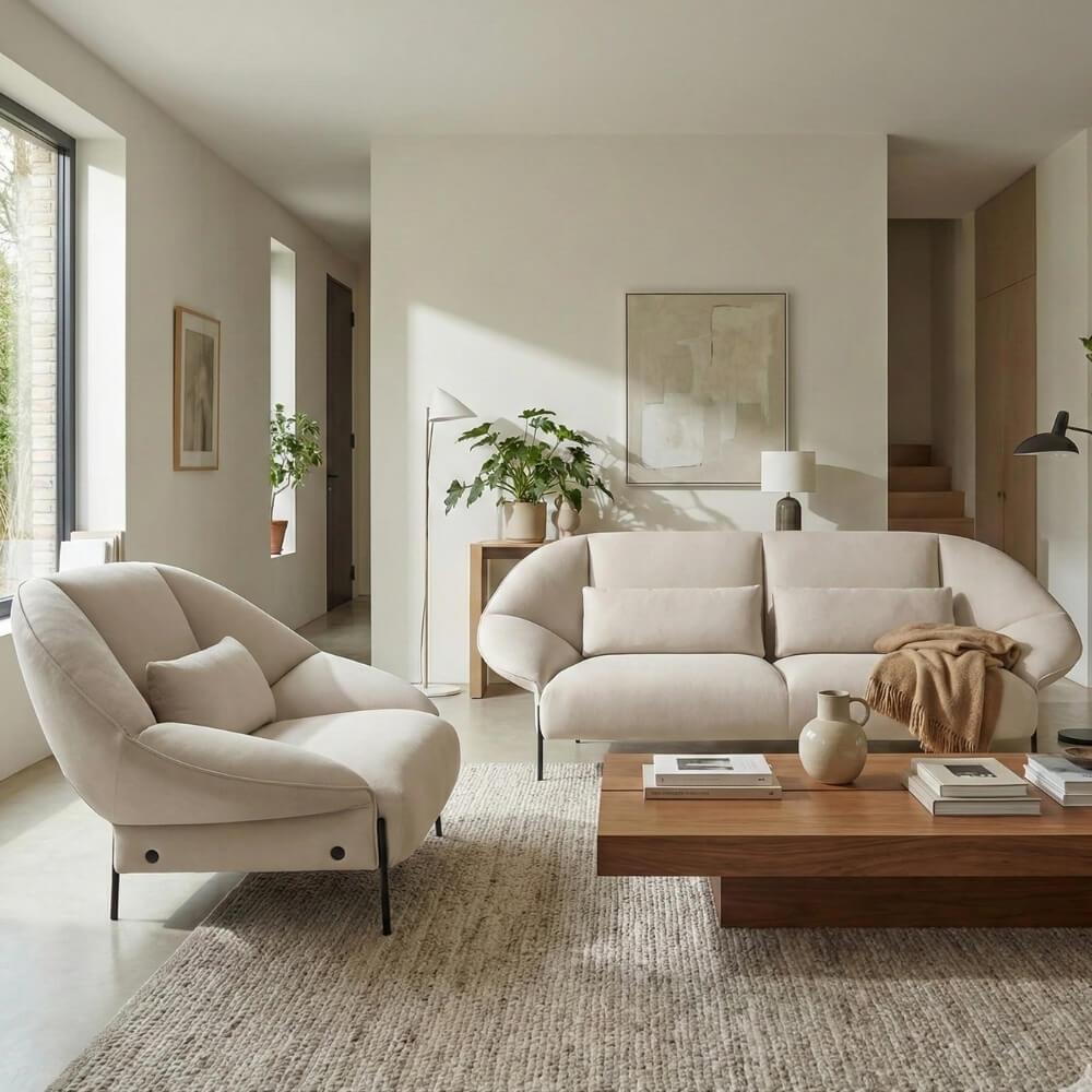 Ligne Roset Paipaï Large Silice Sofa